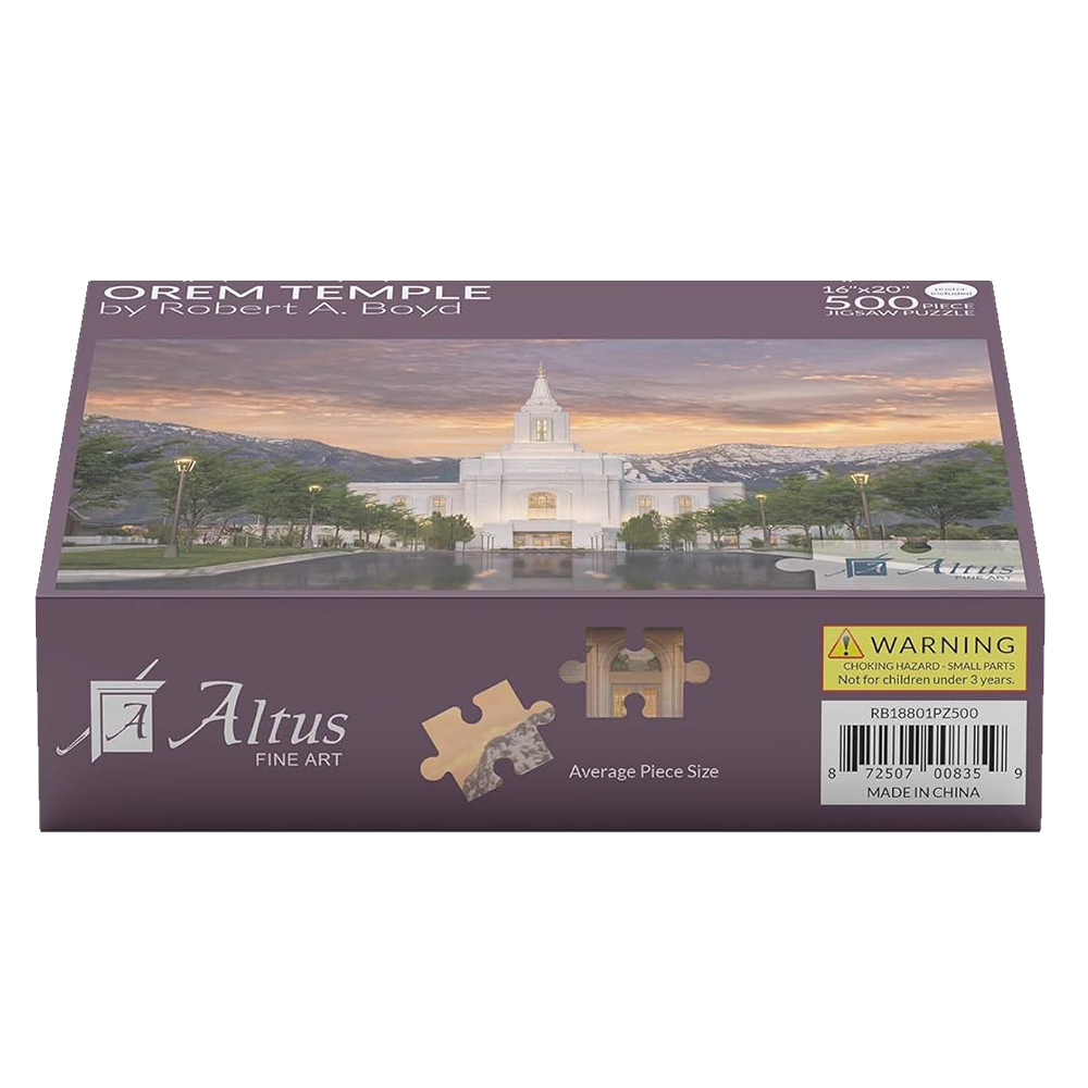 Orem Temple 500 Piece Puzzle , , large image number 2