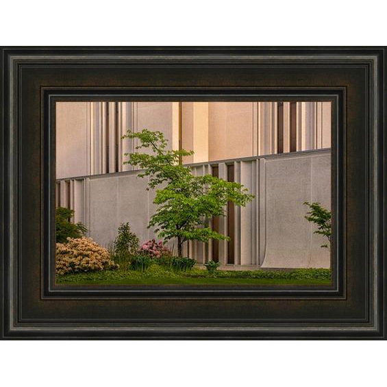 Seattle Temple Peace Be Still (22x29 Framed Art)