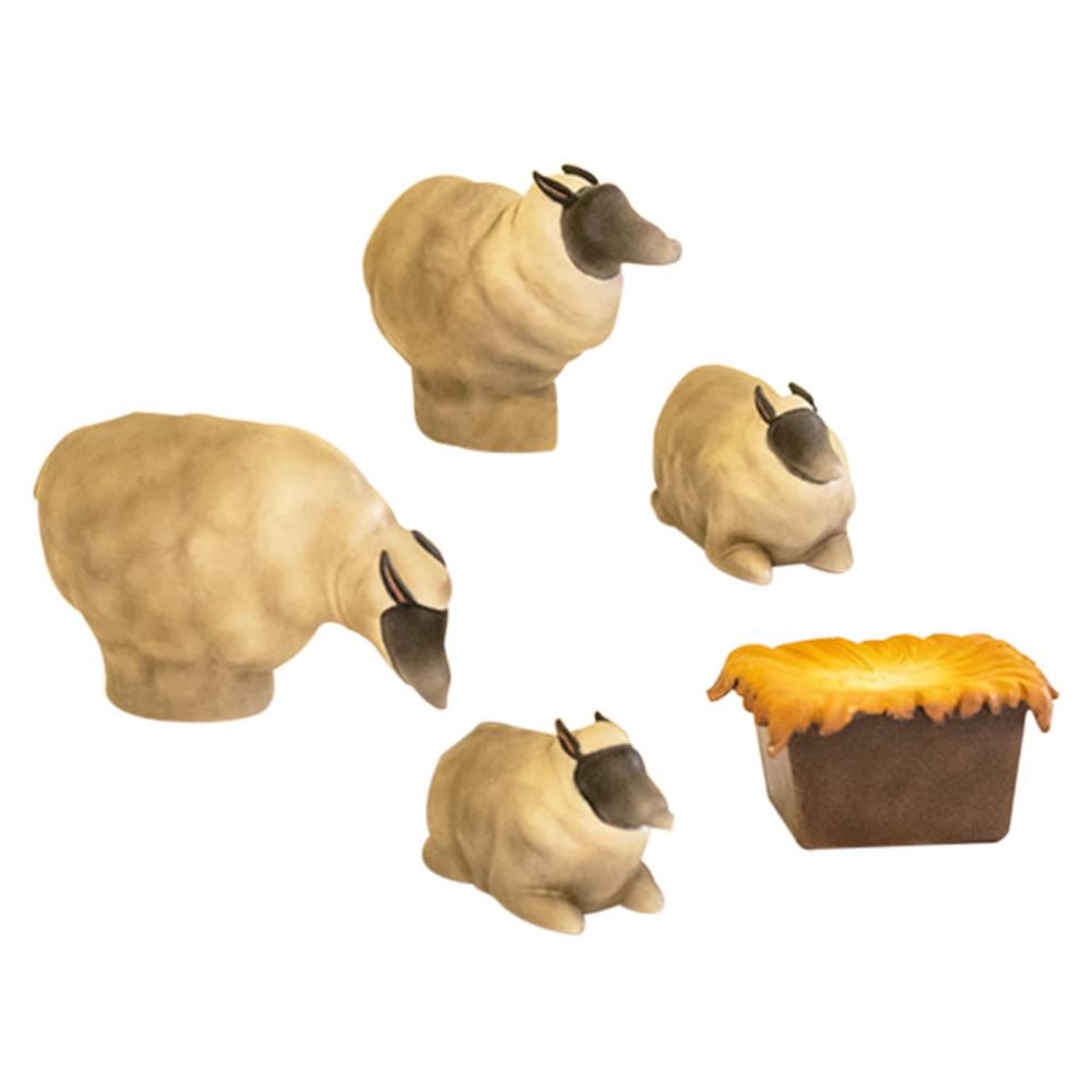 Love's Pure Light Kate Lee Resin Nativity Sheep,  Love's Pure Light Kate Lee Resin Nativity Sheep