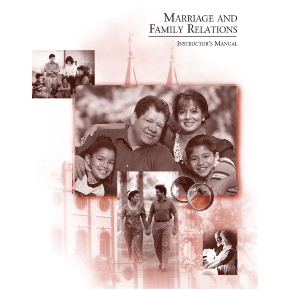 Marriage And Family Relations Instructor's Manual