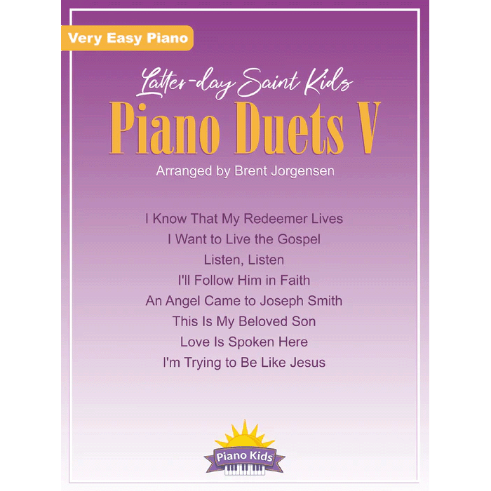 Latter-day Saint Kids Piano Duets Vol 5