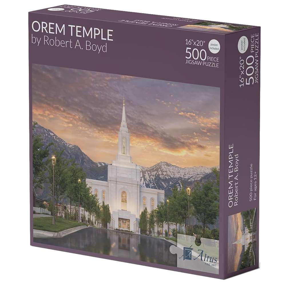Orem Temple 500 Piece Puzzle, , large