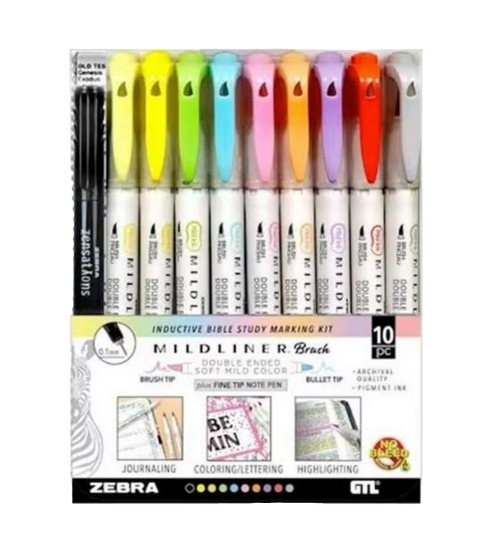 Midliner Brush Bible Study Marking Kit