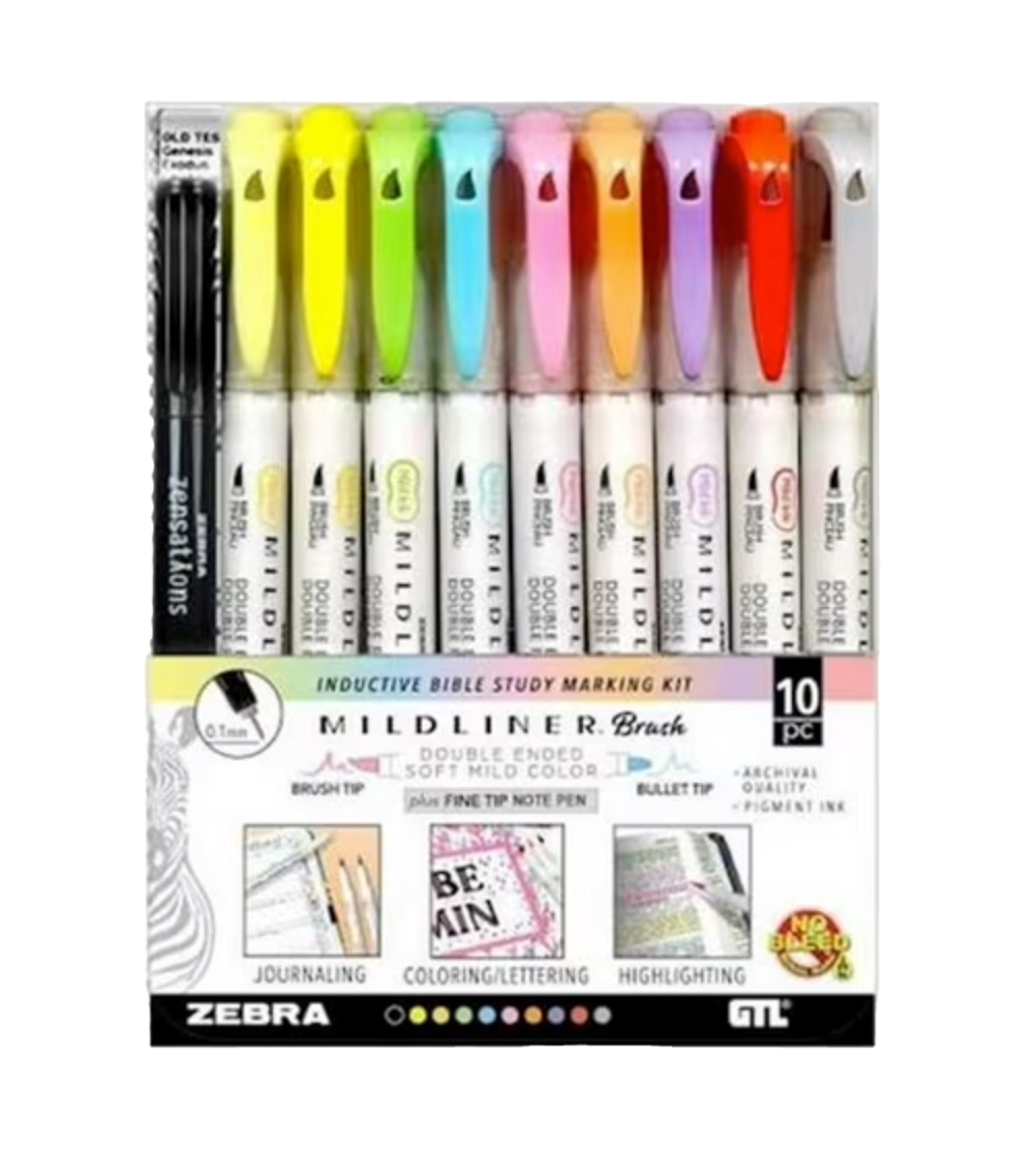 Midliner Brush Bible Study Marking Kit