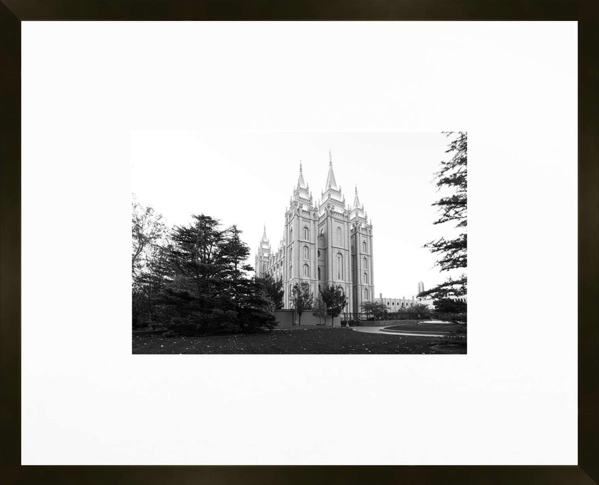 Salt Lake City Utah Temple, Place of Peace (21x17 Framed Paper Print), , large image number 0