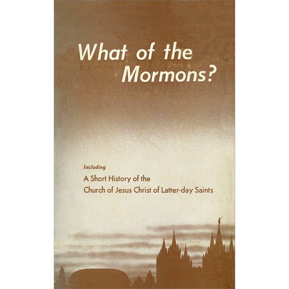 What of the Mormons? 1