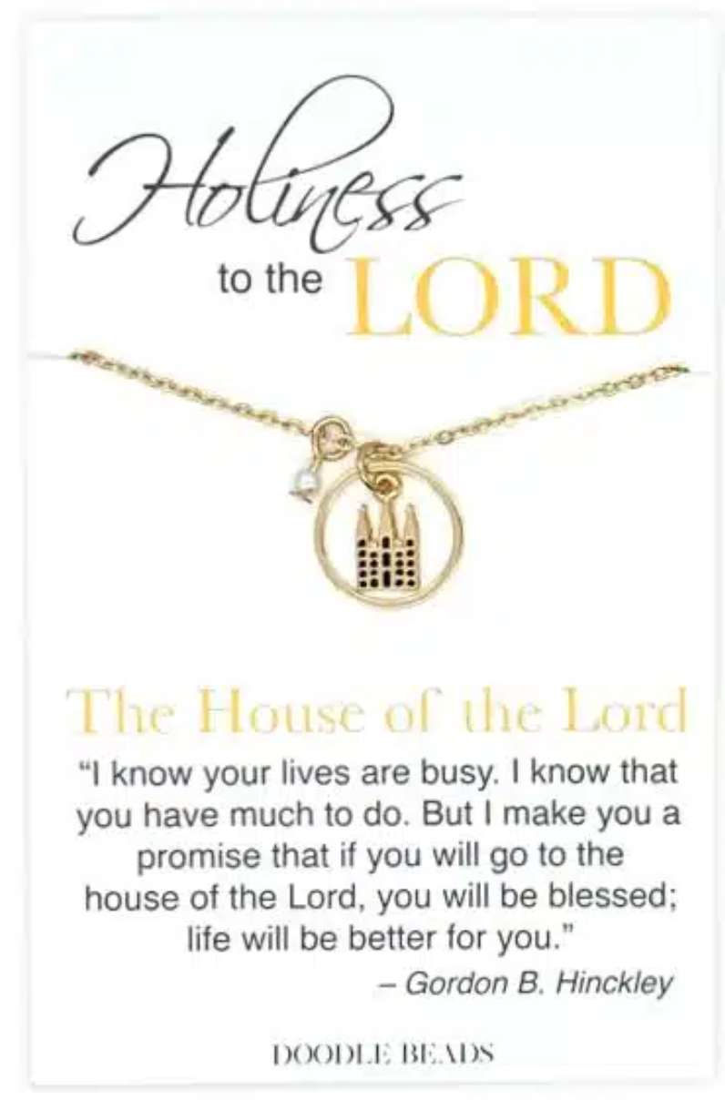 Holiness to the Lord Temple Necklace