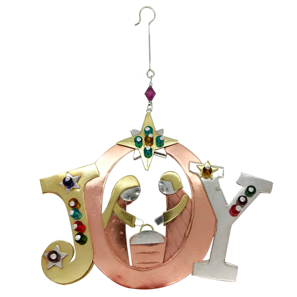 Joy Nativity Ornament