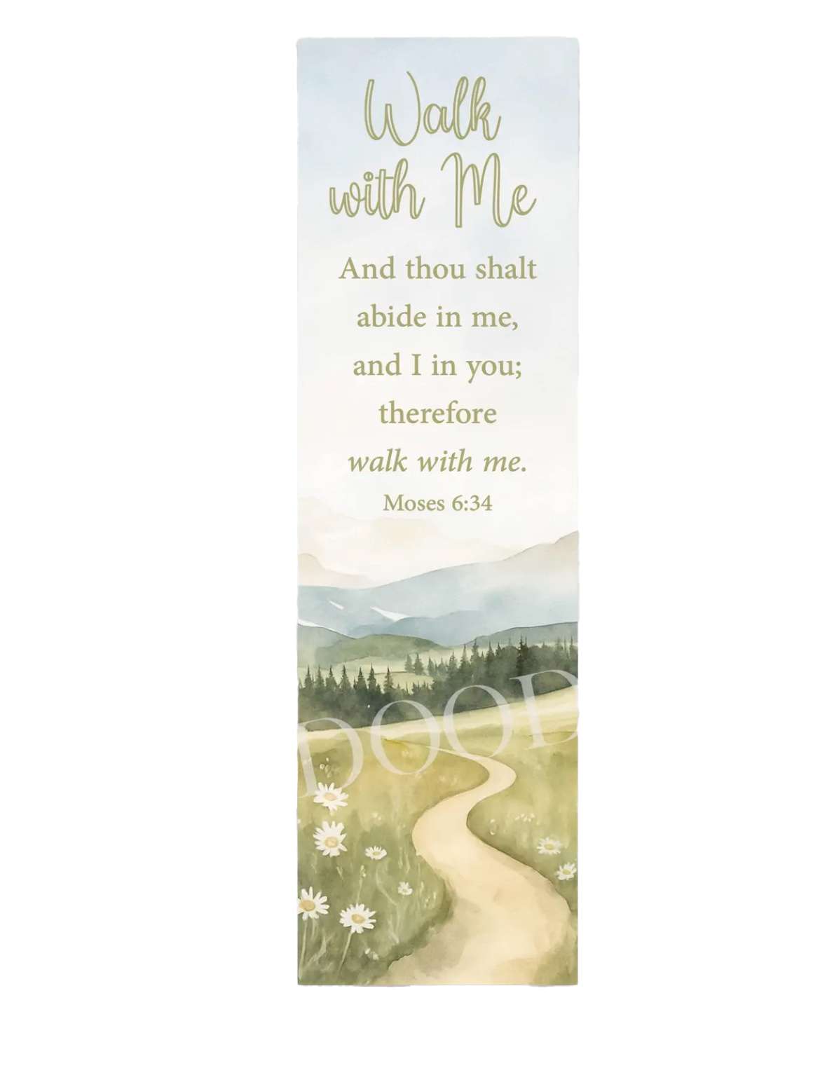 2026 Youth Theme Walk with Me Daisy Meadow Bookmark