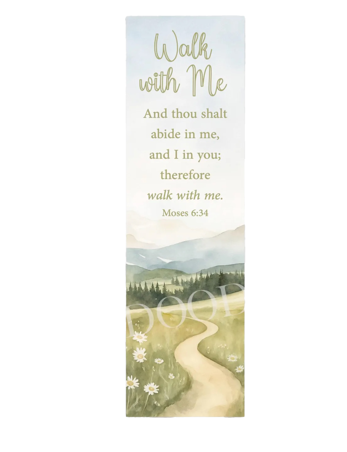2026 Youth Theme Walk with Me Daisy Meadow Bookmark
