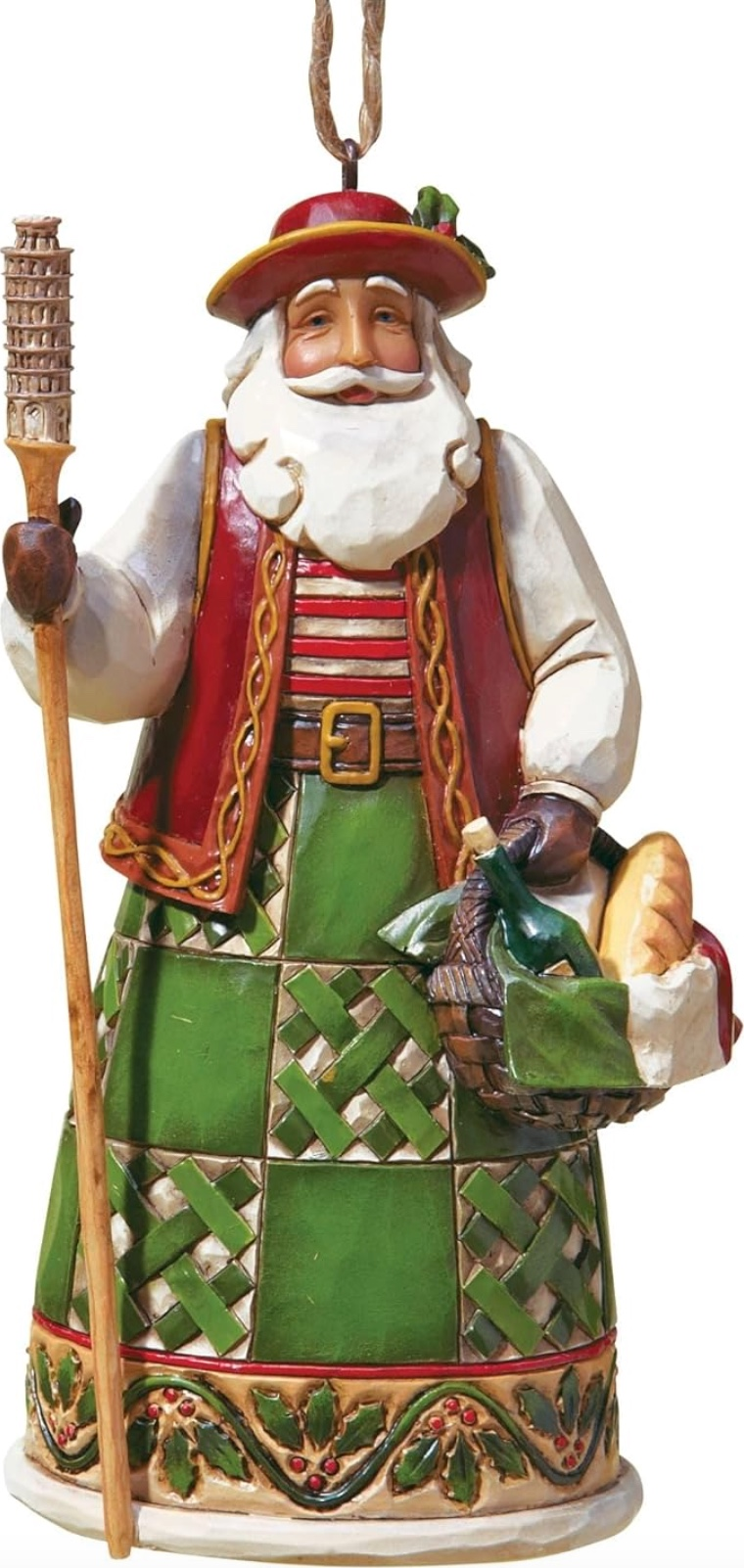 Italian Santa Ornament