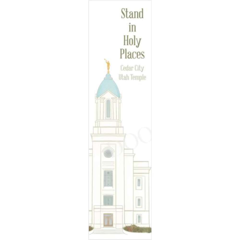 Cedar City Temple Bookmark