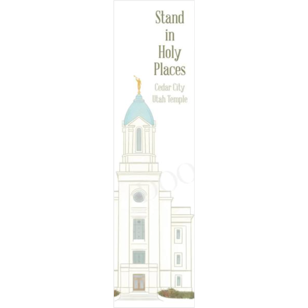 Cedar City Temple Bookmark