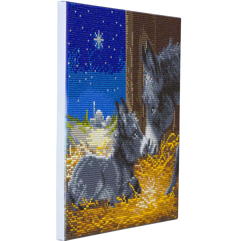 Little Donkey Nativity Art Kit, , large