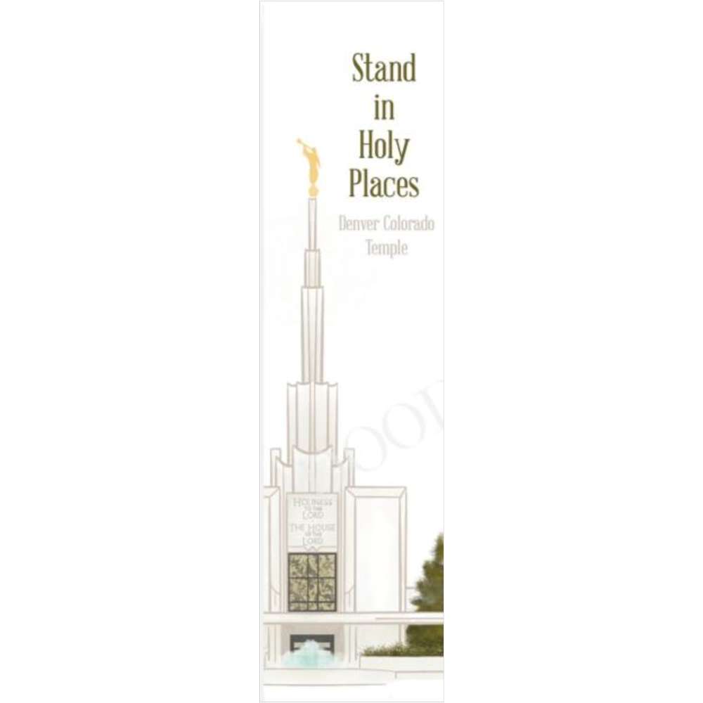 Denver Temple Bookmark