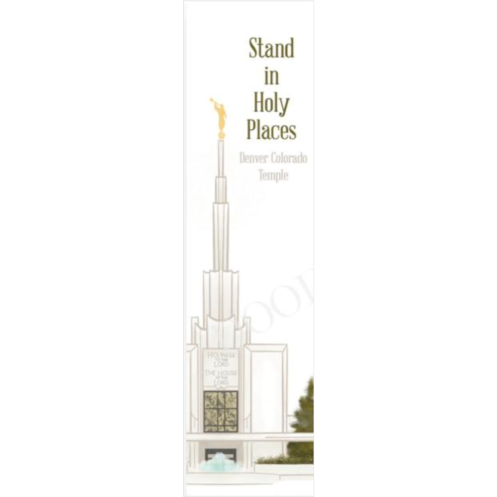 Denver Temple Bookmark