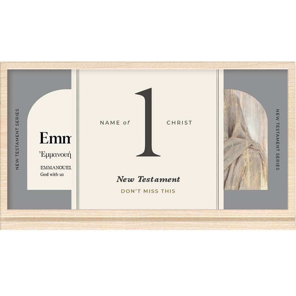 Don't Miss This 2027 New Testament Poster Set with Stand