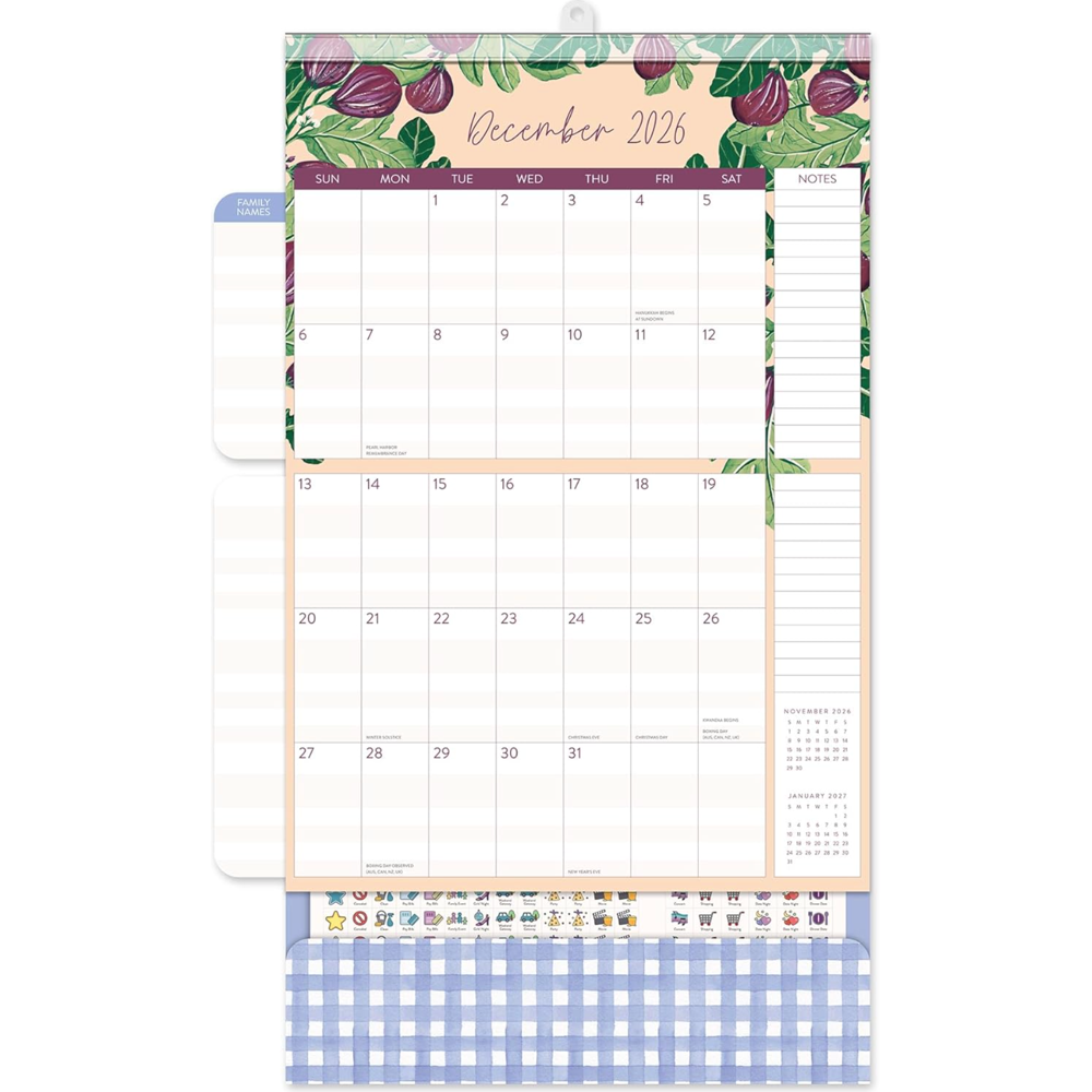 2026 Fruit & Floral Wall Calendar, , large image number 1