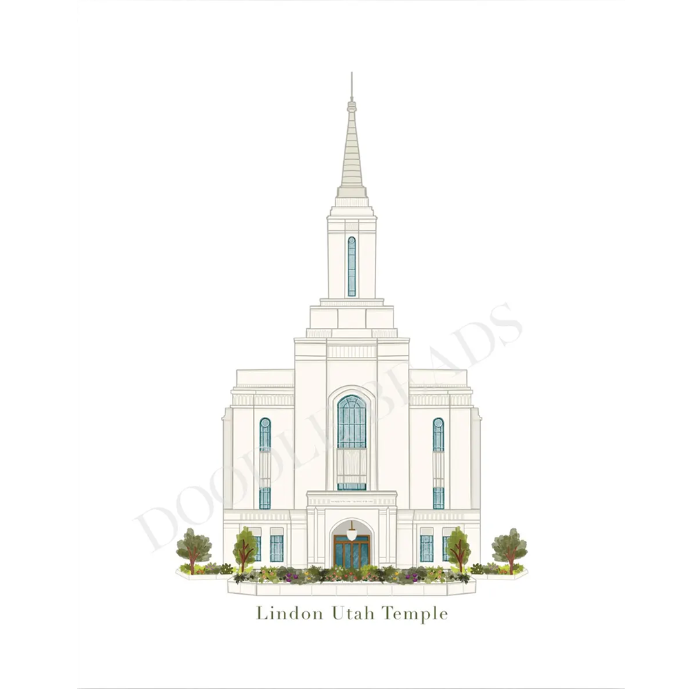 Lindon Temple 5x7 Print
