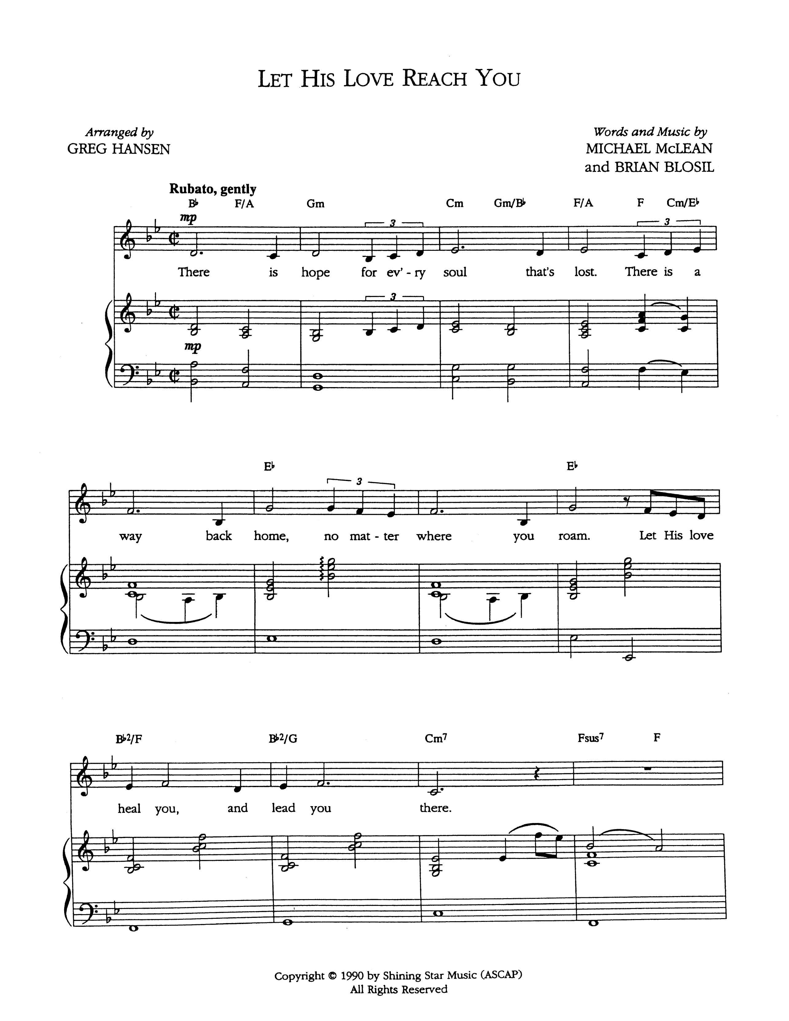 Let His Love Reach You