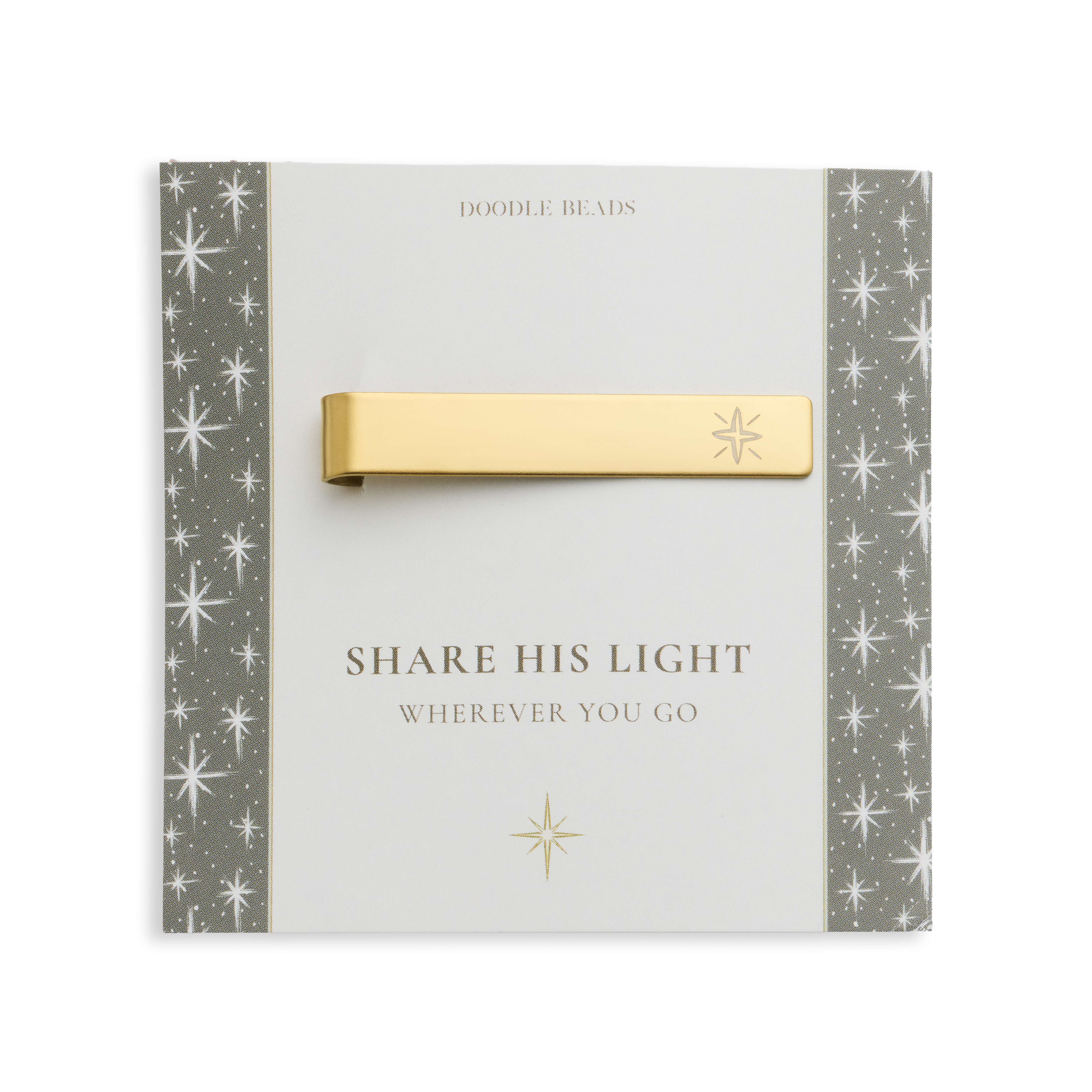 Share His Light North Star Tie Bar