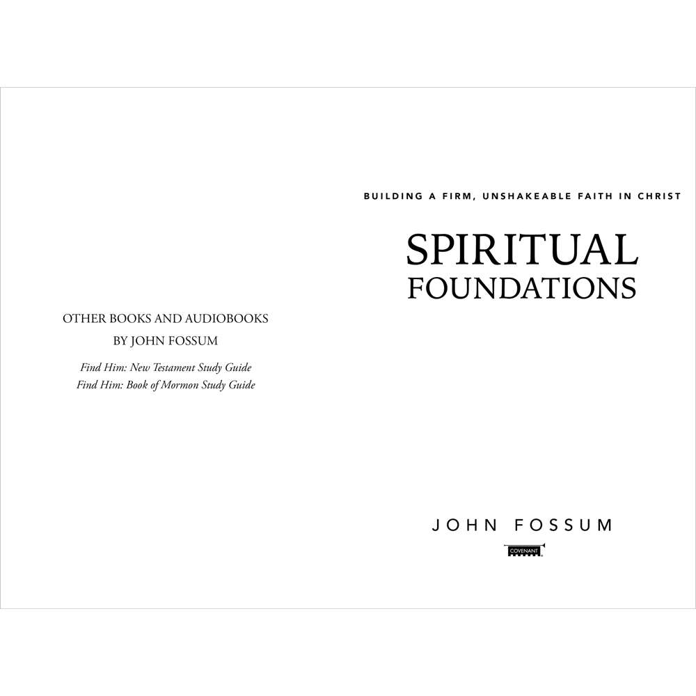 Spiritual Foundations 4