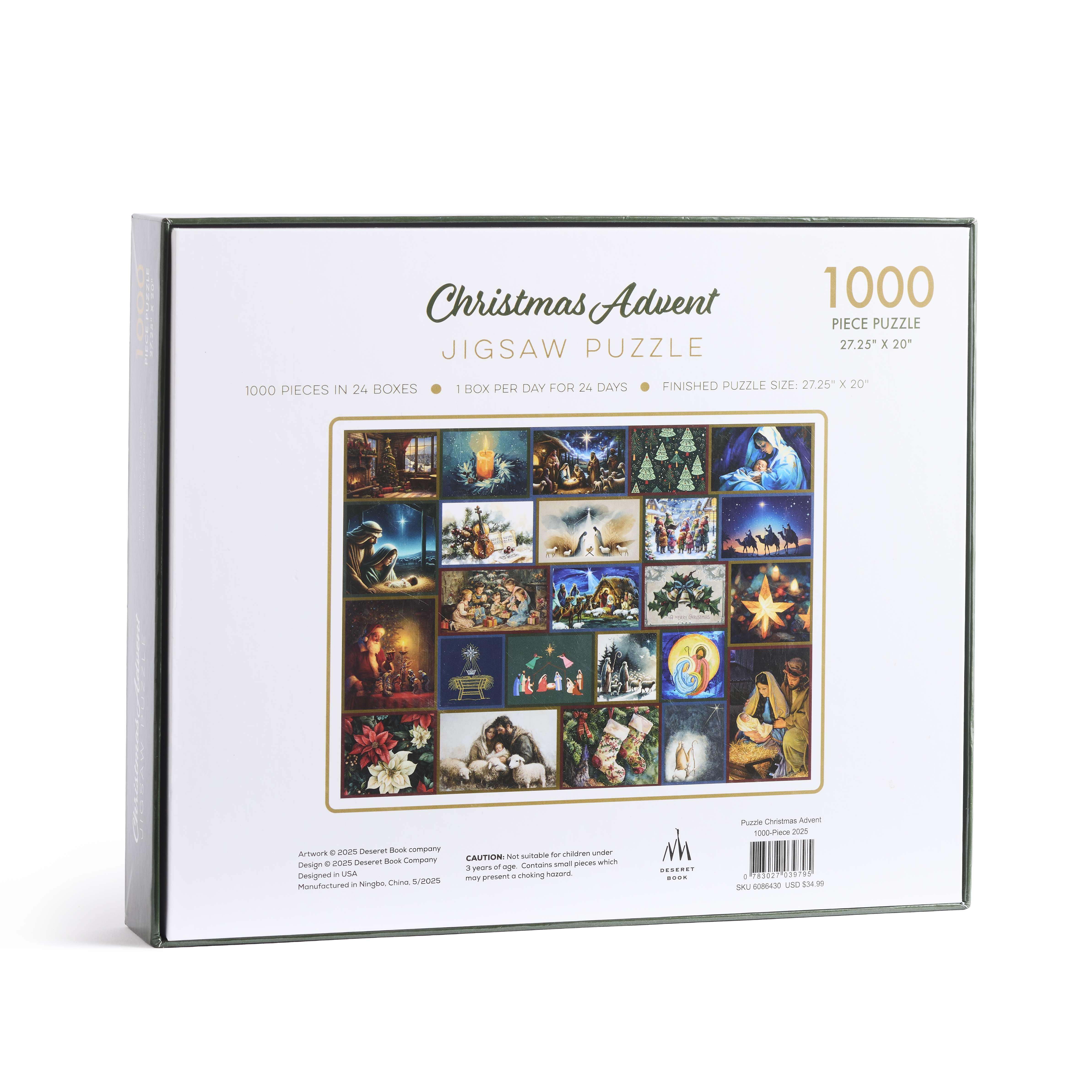 Christmas Advent 1000 Piece Puzzle, , large image number 2