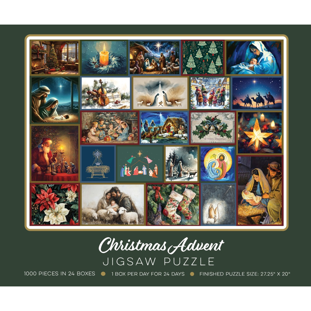 Christmas Advent 1000 Piece Puzzle,  Christmas Advent 1000 Piece Puzzle