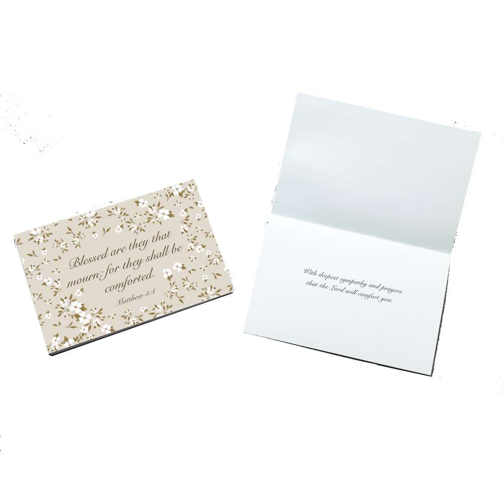 Blessed are They Sympathy Greeting Card