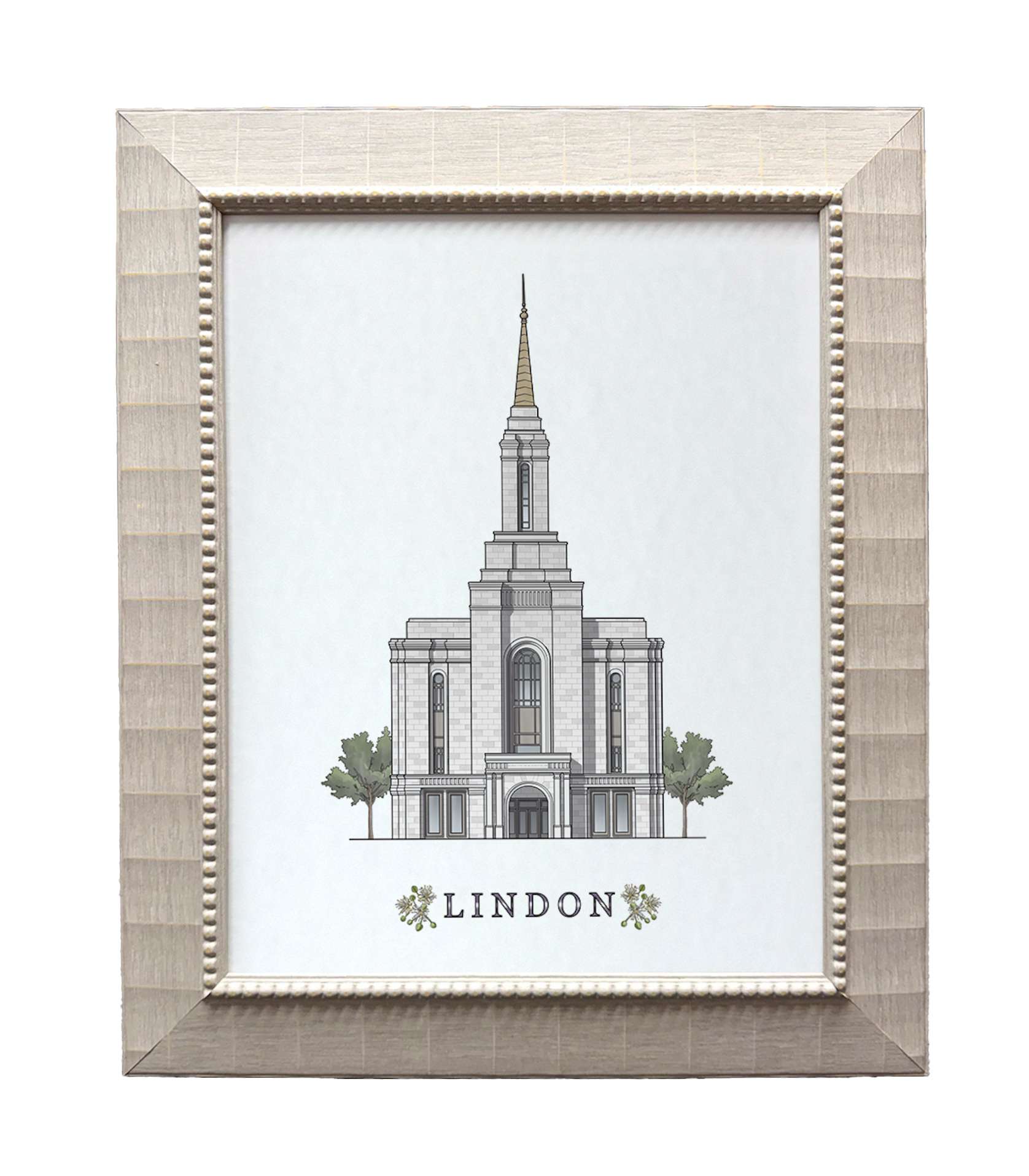 Lindon Utah Temple (15x18 Framed Paper Print), , large image number 0
