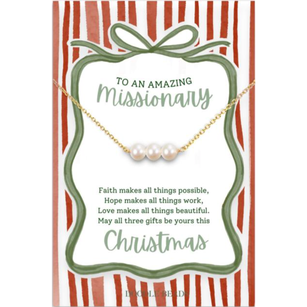 Missionary Amazing Missionary Pearl Necklace,  Missionary Amazing Missionary Pearl Necklace