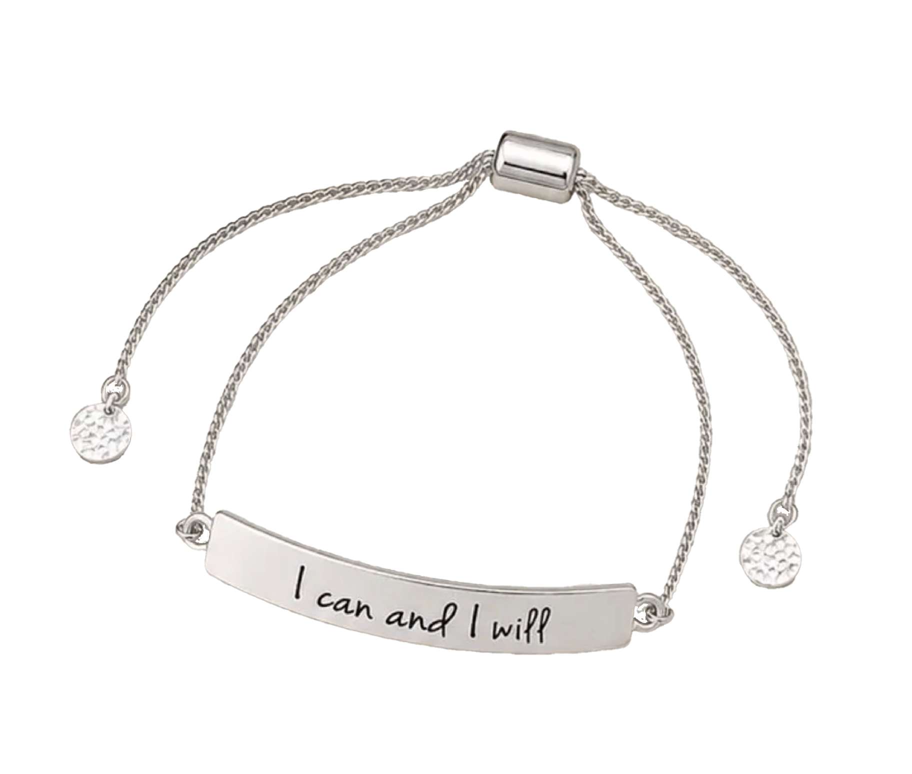 I Can and I Will Adjustable Bracelet