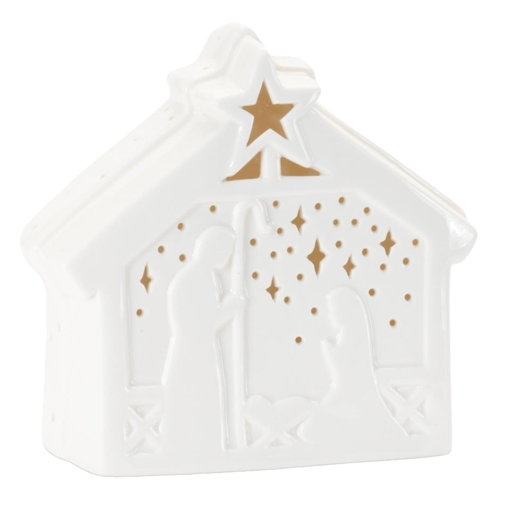 Light-up Ceramic Nativity, , large image number 0