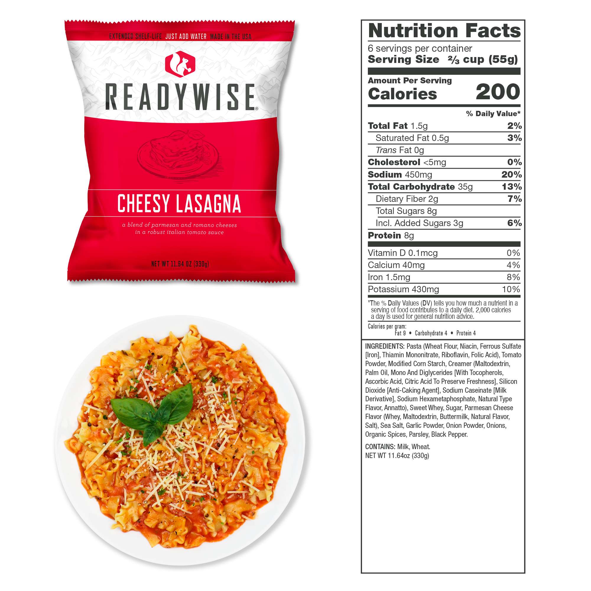 60 Serving Entr&eacute;e Only Grab and Go Food Kit, , large