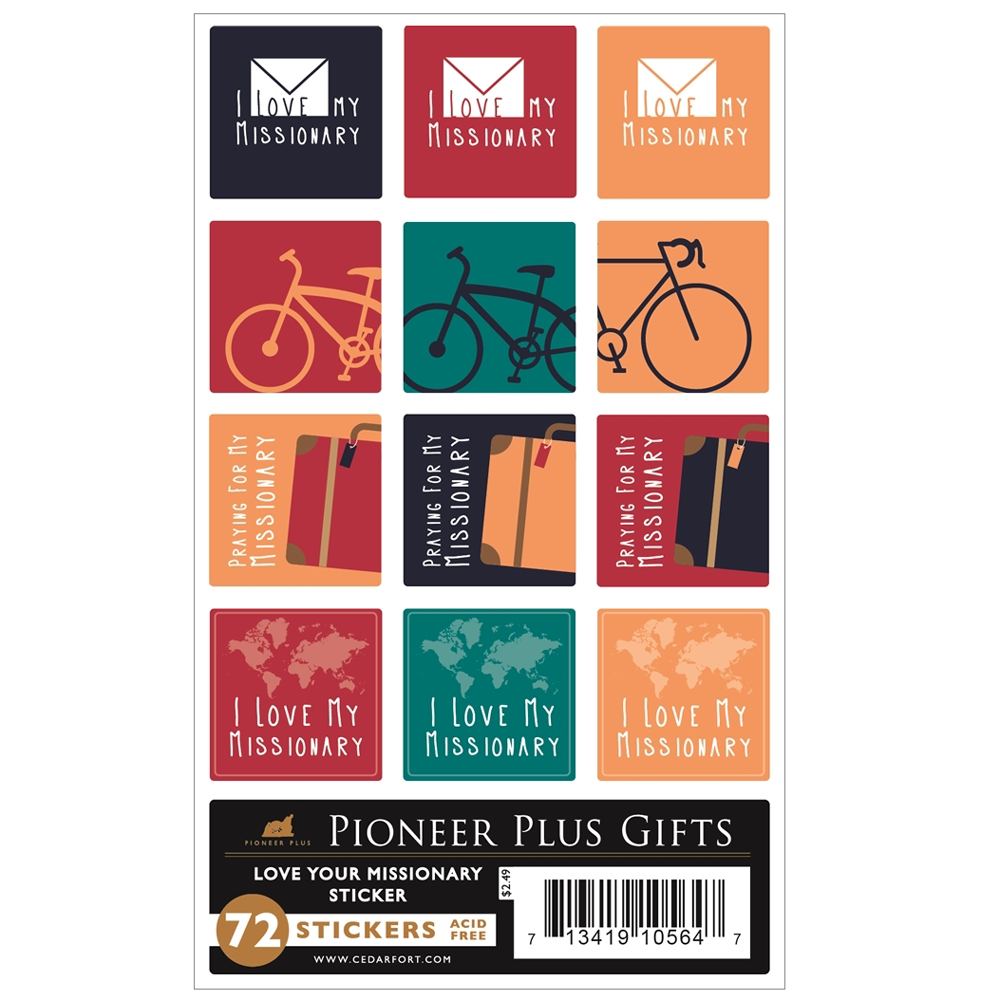 Love Your Missionary Stickers,  Love Your Missionary Stickers