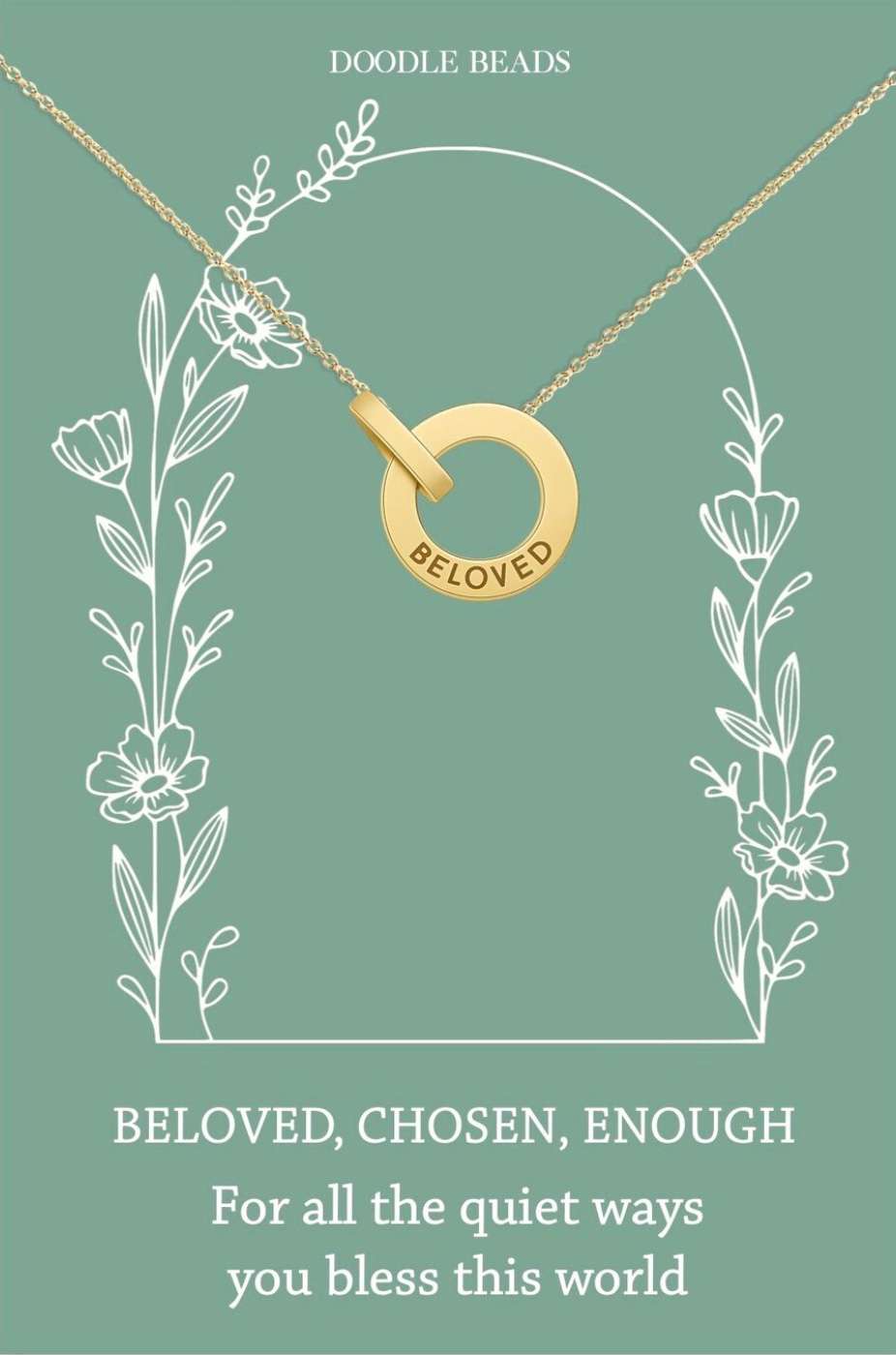 Beloved Interlocking Ring Necklace