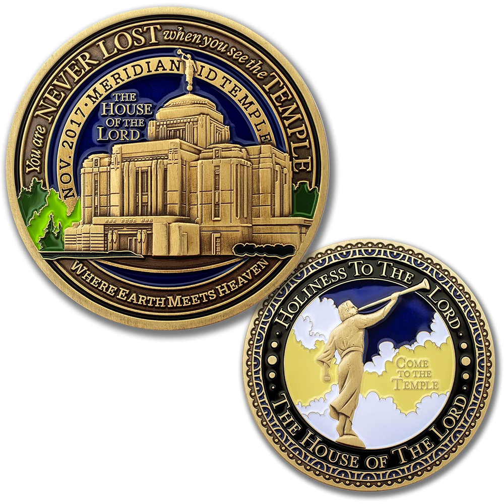 Meridian Idaho Temple Medallion Coin, , large image number 3