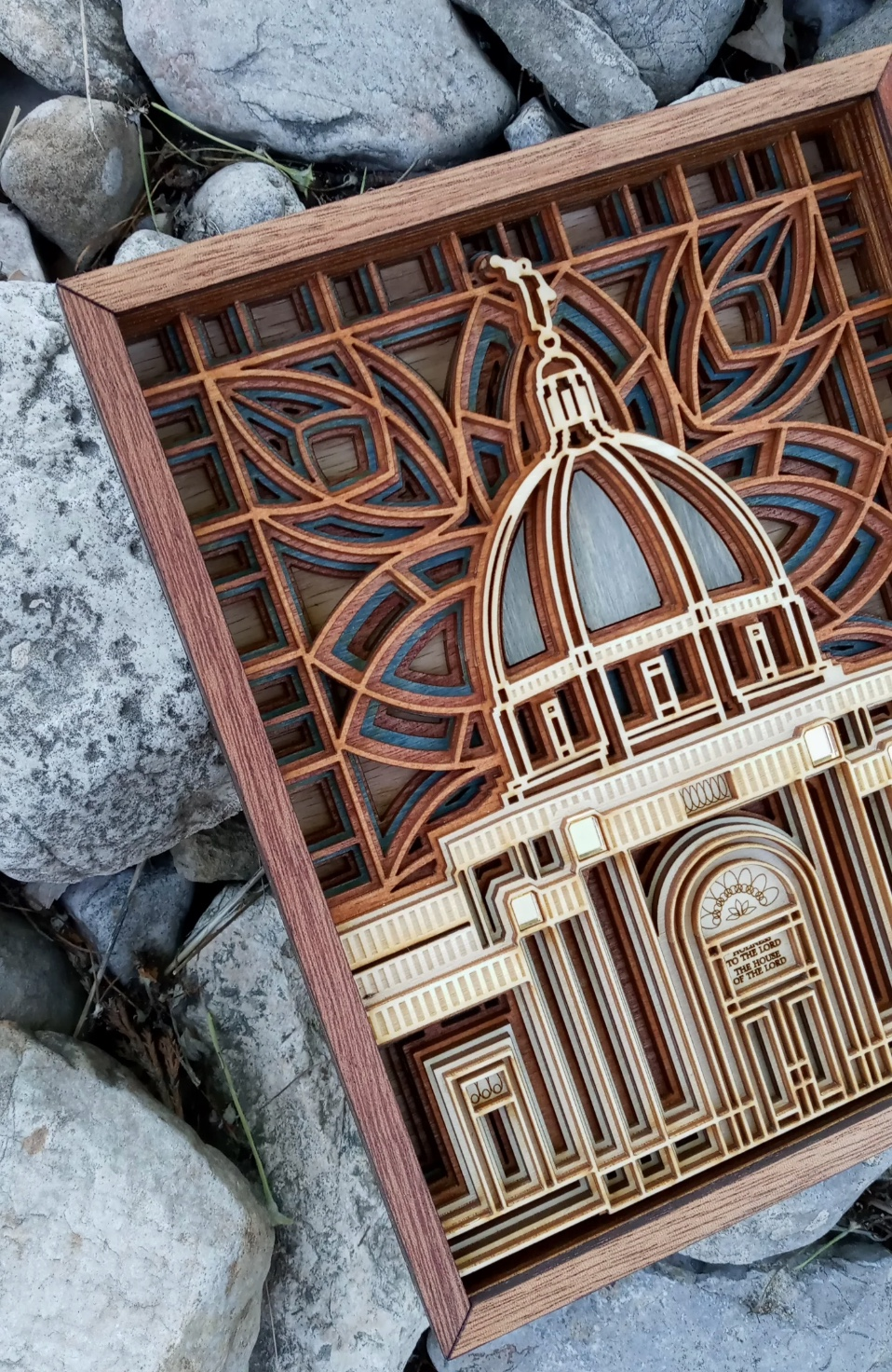 Tucson Arizona Temple Layered Wood Plaque, , large image number 2