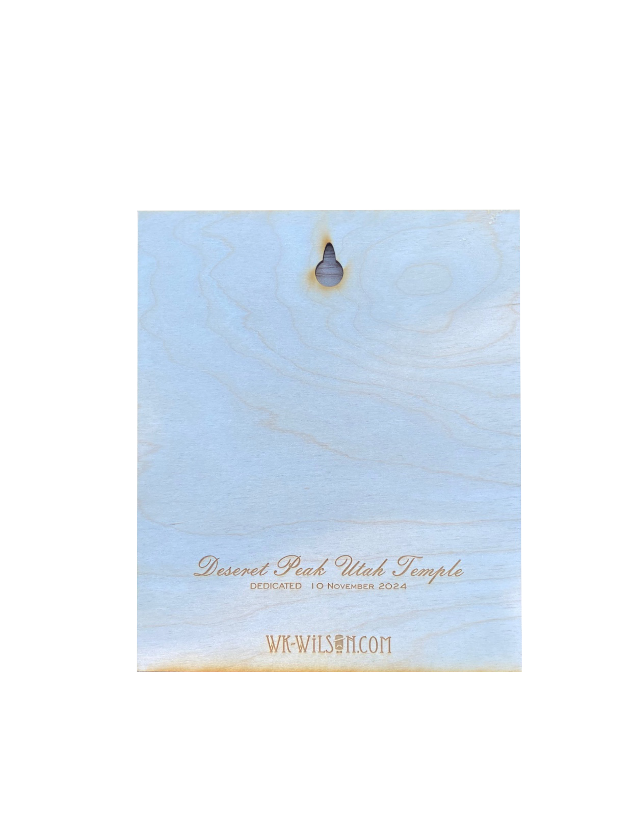 Deseret Peak Utah Temple Layered Wood Plaque, , large image number 3