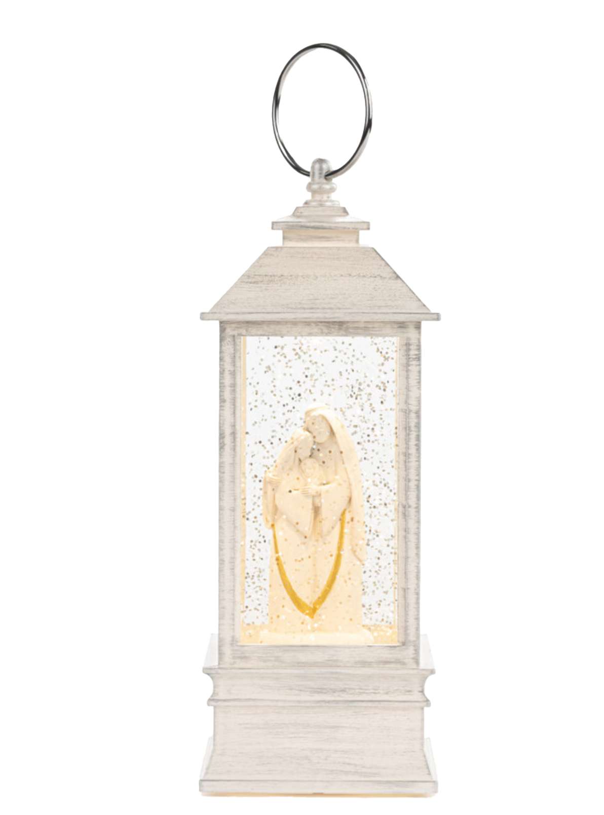 Light-up Musical Holy Family Resin Nativity Lantern
