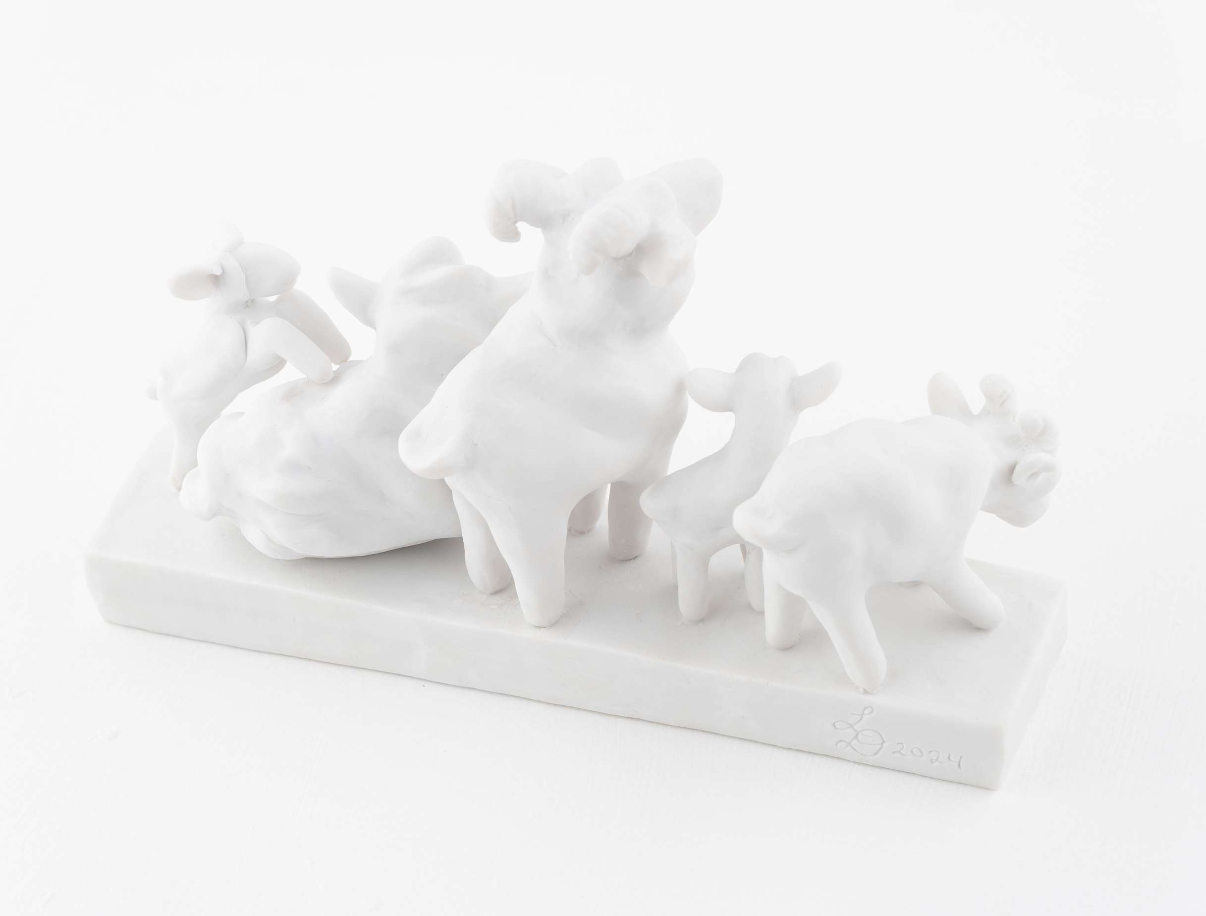 Rescued by the Shepherd Marble Resin Statue, , large image number 3