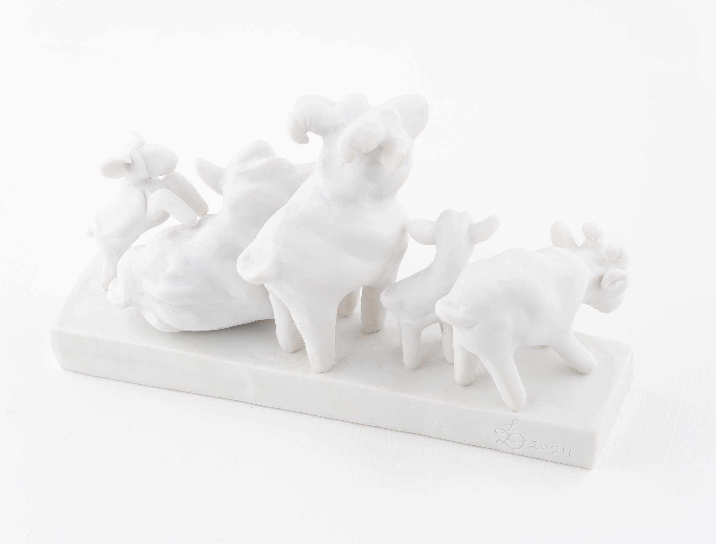 Rescued by the Shepherd Marble Resin Statue, , large image number 3