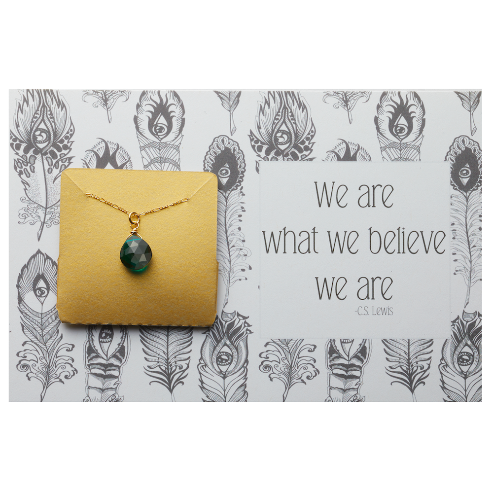 We Are What We Believe Necklace