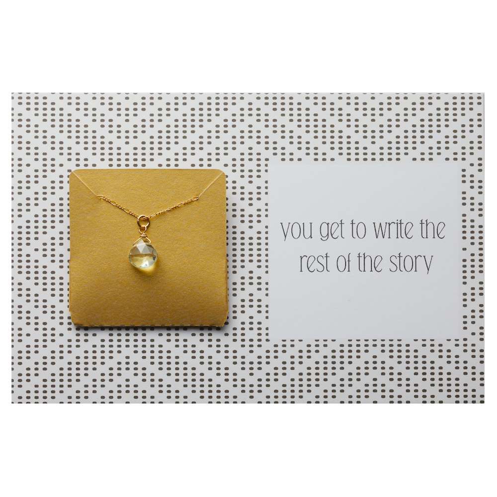 You Get to Write Necklace