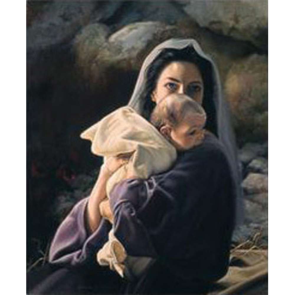 Be It Unto Me (21x22 Canvas Framed), , large image number 1