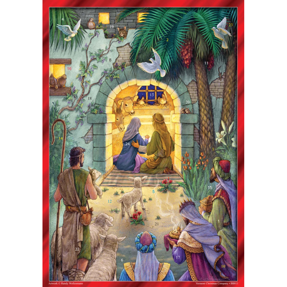 Peaceful Nativity Advent Calendar,  Peaceful Nativity Advent Calendar