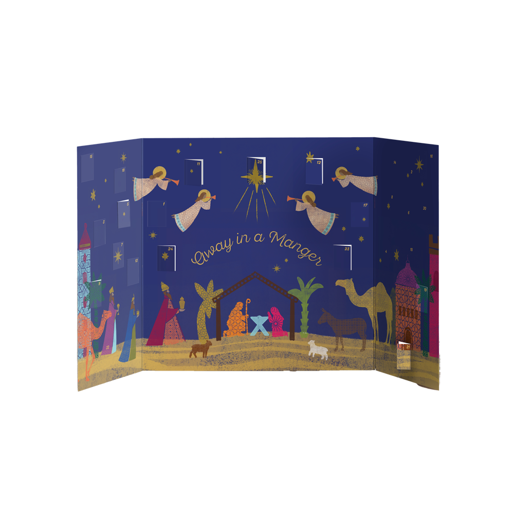 "Away in a Manger" Nativity Advent Calendar,  "Away in a Manger" Nativity Advent Calendar