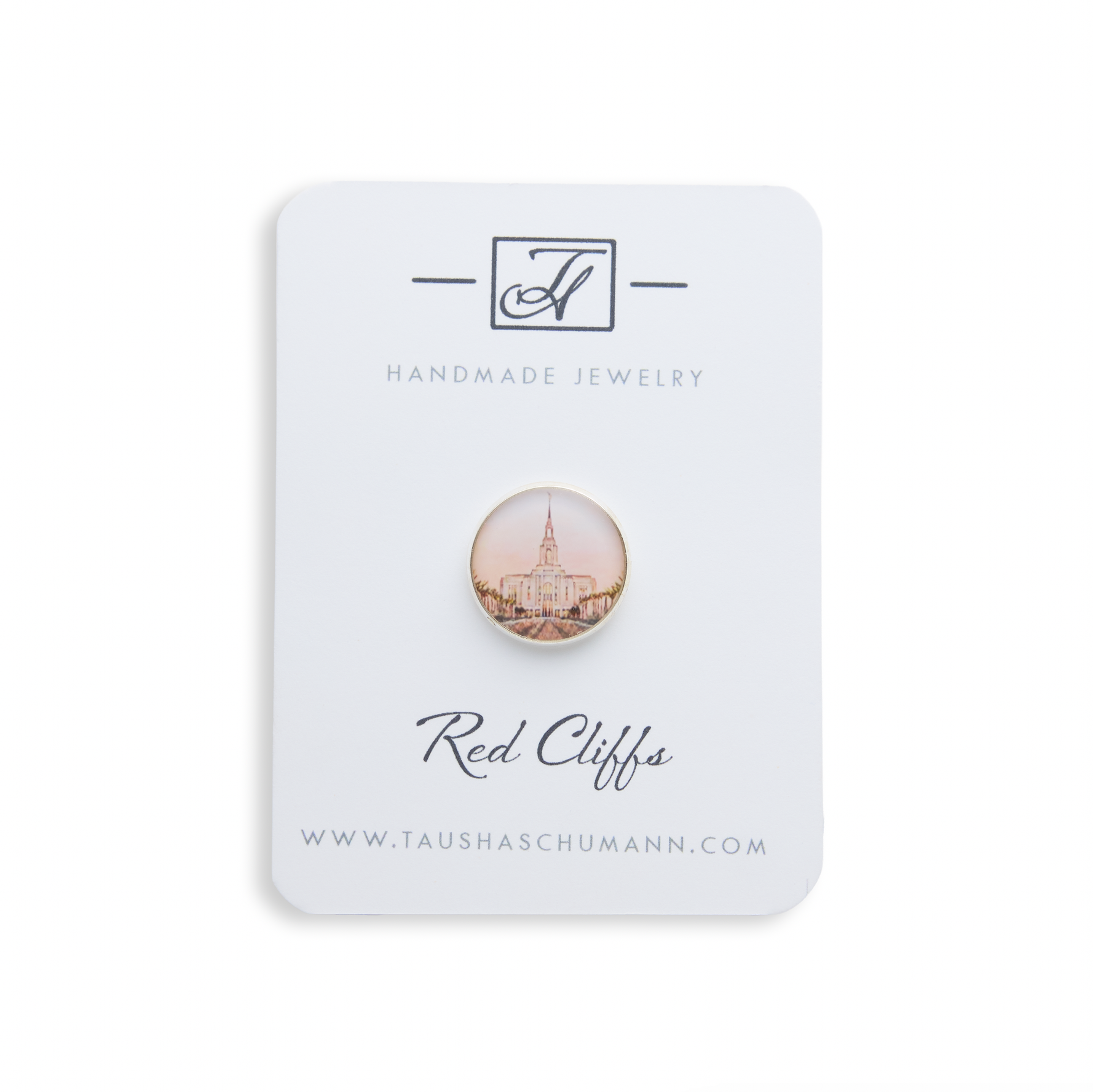 Red Cliffs Utah Temple Pin, , large image number 0