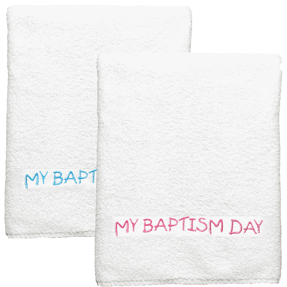 Baptism Day Towel,  Baptism Day Towel