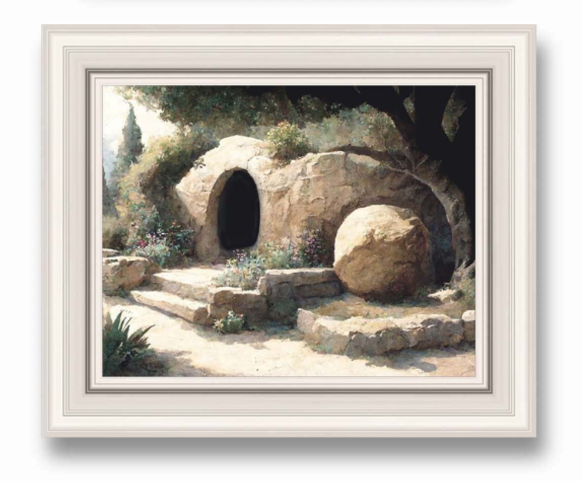 The Tomb is Empty (18x15 Framed Art)